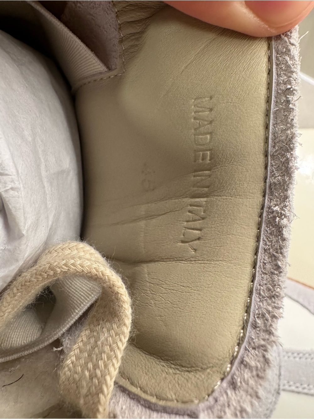 Maison Margiela GAT Men’s EU 45 or US 11 White/Grey - Picture 9 of 11